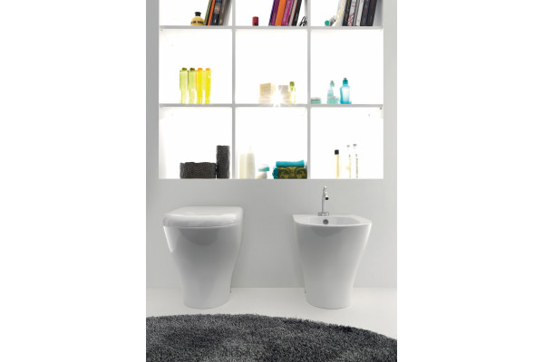 Унитаз приставной Kerasan Aquatech 371801 белый, 35.5x55.5 см