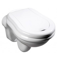 Унитаз подвесной Kerasan Retro 101501 белый, овальный, антивсплеск, 38x50 см