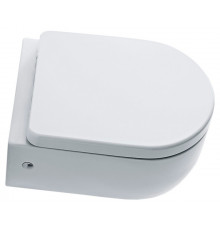 Унитаз подвесной Kerasan Flo 311501 белый, овальный, антивсплеск, 36x50 см