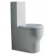 Унитаз напольный Kerasan K 09 361701 белый, овальный, антивсплеск, 35x60 см