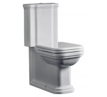 Унитаз напольный Kerasan Waldorf 411701 белый, прямоугольный, антивсплеск, 37x68 см