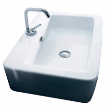 Раковина Kerasan Ego 3242 (60 см) цвет белый, прямоугольная, с переливом