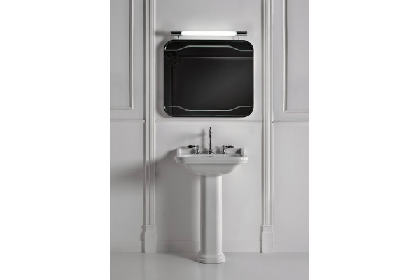 Раковина Kerasan Waldorf 4140 цвет белый, прямоугольная, с переливом