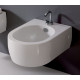 Биде подвесное Kerasan Flo 312501 цвет белый, овальное, 36x50 см