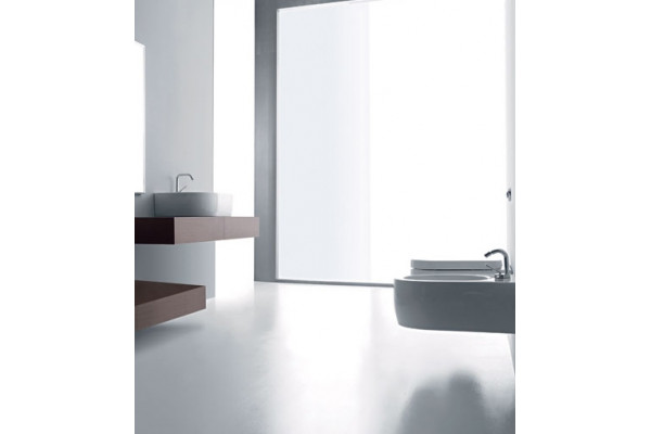 Биде подвесное Kerasan Flo 312501 цвет белый, овальное, 36x50 см