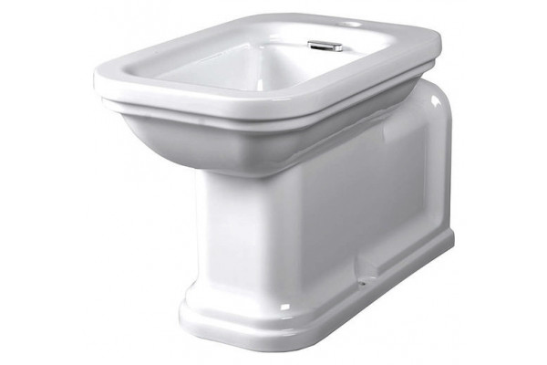 Биде напольное Kerasan Waldorf 65 см цвет белый, прямоугольное, 37x65 см