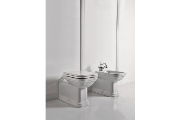 Биде напольное Kerasan Waldorf 65 см цвет белый, прямоугольное, 37x65 см