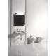 Биде подвесное Kerasan Waldorf 4125 цвет белый, прямоугольное, 37x55 см
