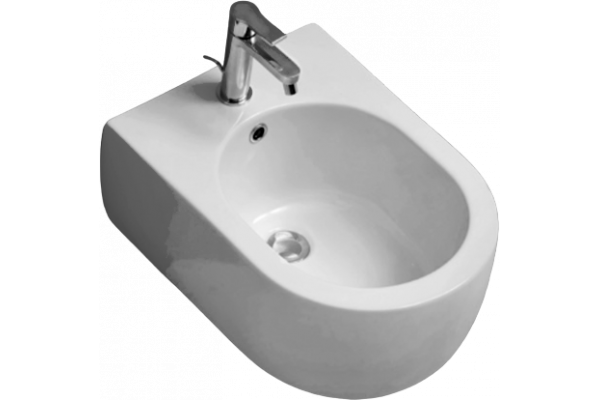 Биде подвесное Kerasan Flo 312501*1 цвет белый, овальное