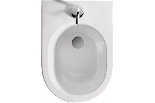 Биде подвесное Kerasan Flo 312301 цвет белый, овальное