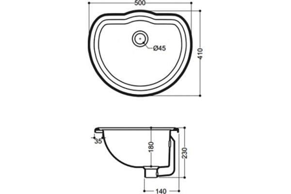 Раковина Kerasan Retro 103101bi*0 цвет белый