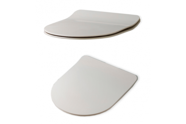 Kerasan Flo сиденье SLIM белоекрепление хром (микролифт) 319101