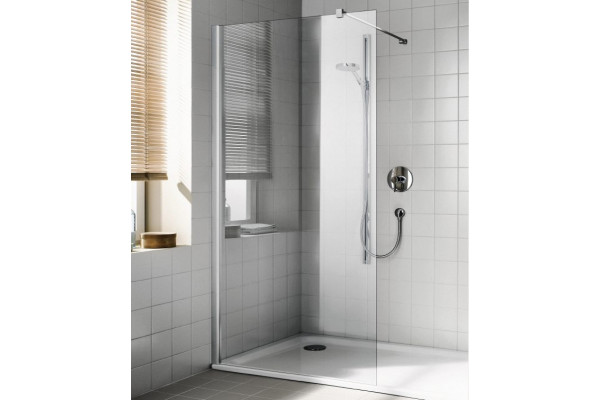 Душевая перегородка Kermi Cada XS CK TWF 12020 VPK 120 см стекло прозрачное, профиль хром