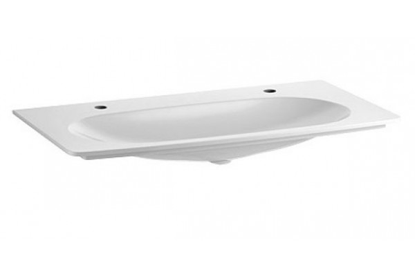 Мебельная раковина Keuco Elegance New 130 см цвет белый, на тумбу
