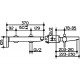 Смеситель Keuco Edition 400 51520 для ванны однорычажный, хром