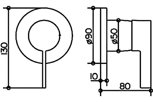 Переключатель потоков Keuco IXMO 59551 019501 однорычажный, хром