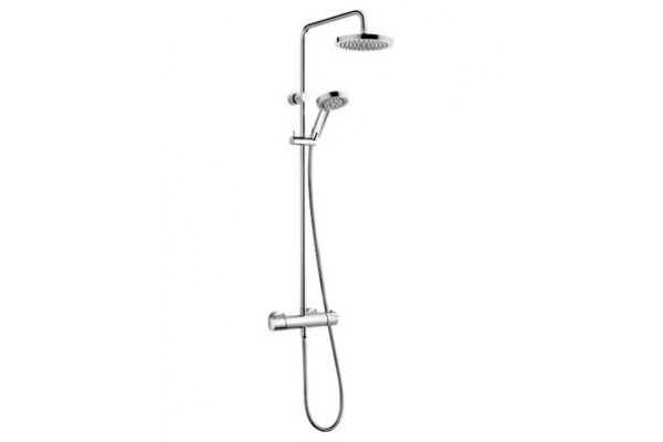 Душевая стойка Kludi Zenta dual shower system  хром, штанга 114.5 см