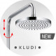 Душевая стойка Kludi Zenta dual shower system  хром, штанга 114.5 см