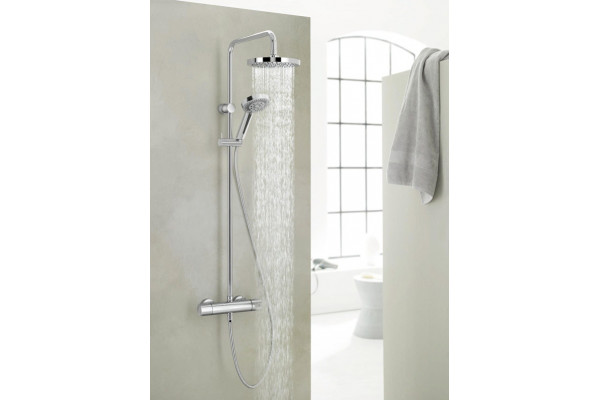 Душевая стойка Kludi Zenta dual shower system  хром, штанга 116.5 см