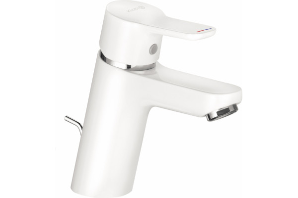 Смеситель Kludi Pure&Easy 373829165 для раковины однорычажный, белый