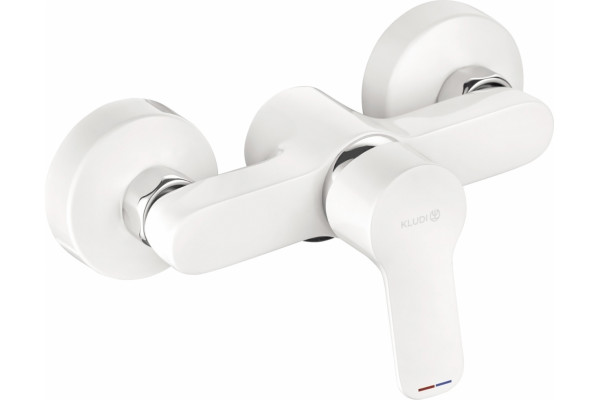 Смеситель Kludi Pure&Easy 378419165 для душа однорычажный, белый