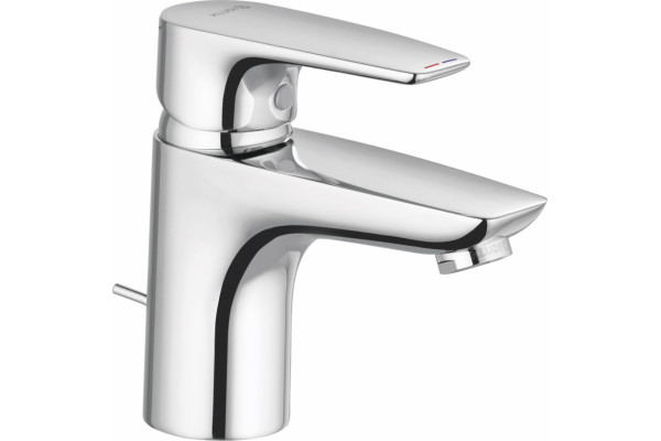 Смеситель Kludi Pure&Solid 342760575 для раковины, для безнапорных водонагревателей, однорычажный, хром