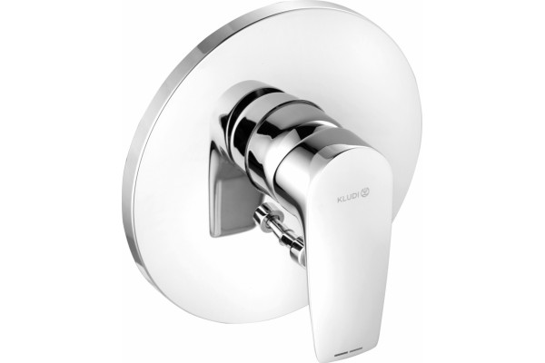 Смеситель Kludi Pure&Solid 346500575 для ванны с душем, однорычажный, хром