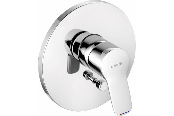 Смеситель Kludi Pure&Easy 376500565 для ванны с душем, однорычажный, хром