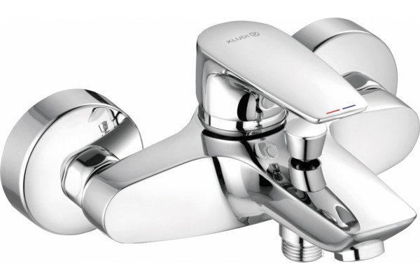 Смеситель Kludi Pure&Solid 346810575 для ванны с душем, однорычажный, хром