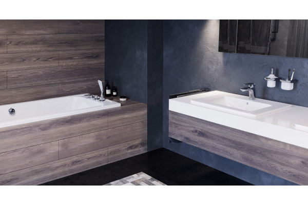 Смеситель Kludi Ameo 414480575 на борт ванны однорычажный, хром