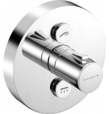 Термостат Kludi Push 388120538 для ванны с душем, термостат, хром