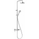 Душевая стойка Kludi Logo dual shower system 6808305-00 хром, штанга 159.5 см