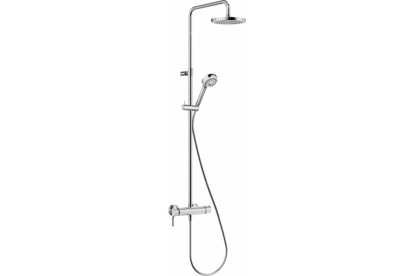 Душевая стойка Kludi Logo dual shower system 6808505-00 хром, штанга 129.5 см