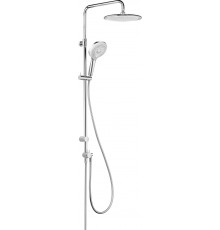 Душевая стойка Kludi Freshline dual shower system 6709005-00 хром, штанга 129 см