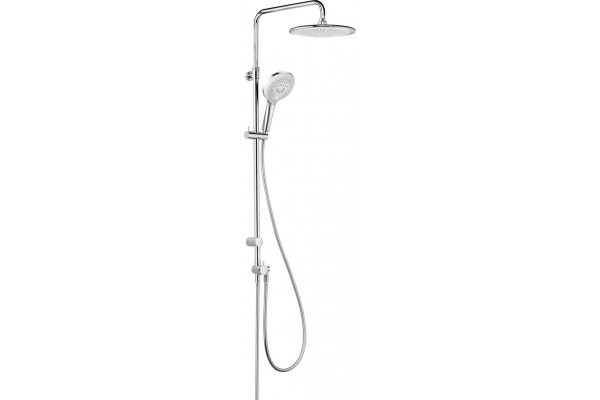 Душевая стойка Kludi Freshline dual shower system 6709005-00 хром, штанга 129 см