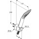 Душевой гарнитур Kludi Fizz 6765091-00 штанга 27.7 см, шланг 125 см