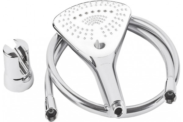 Душевой гарнитур Kludi Fizz 3S 6775005-00 штанга 29 см, шланг 125 см