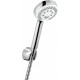 Душевой гарнитур Kludi Logo 3S 6803005-00 хром, штанга 22.4 см