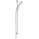 Душевой гарнитур Kludi Logo 1S 6819005-00 хром, штанга 95 см