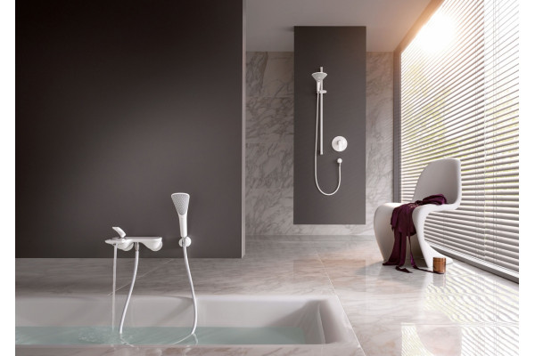 Душевой шланг Kludi Suparaflex Silver 6107191-00 125 см цвет белый,  в современном стиле