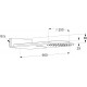 Верхний душ Kludi A-QA 6488005-00 хром, размер 25 см, 2 режима