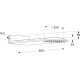 Верхний душ Kludi A-QA 6487005-00 хром, размер 25 см, 1 режим