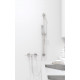Душевой гарнитур Kludi Nova Fonte Puristic 2084005-15 хром, штанга 92 см