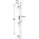 Душевой гарнитур Kludi Nova Fonte Classic 2084005-25 хром, штанга 92 см