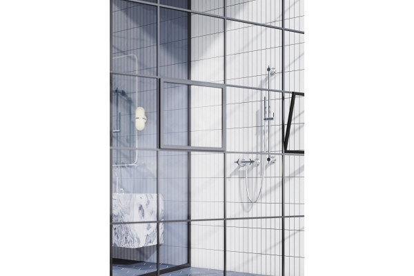 Душевой гарнитур Kludi Nova Fonte Deco 2084005-35 хром, штанга 92 см