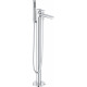 Смеситель Kludi Zenta SL 485900565 для ванны с душем, напольный, однорычажный, хром