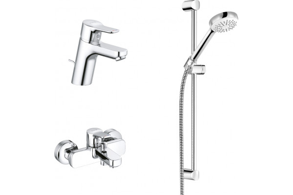 Душевой комплект Kludi Pure&Easy 376850565 хром, 1 режим