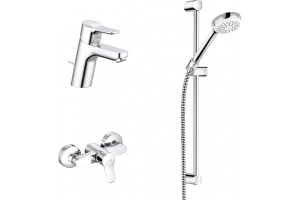 Душевой комплект Kludi Pure&Easy 378450565 хром, 1 режим