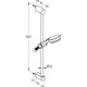 Душевой комплект Kludi Pure&Easy 378450565 хром, 1 режим
