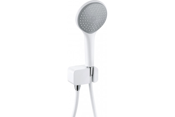 Душевой гарнитур Kludi Freshline 1S 6787091-00 цвет белый, штанга 30 см
